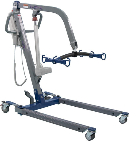 ProHeal Electric Lift - Safe and Easy Full Body Patient Transfer Lifter for Home Use and Facilities - Floor, Low Bed and Chair Lifting, 500 Pound Weight Capacity, 6 Point Spreader Bar ProHeal Electric Lift - Safe and Easy Full Body Patient Transfer Lifter for Home Use and Facilities - Floor, Low Bed and Chair Lifting, 500 Pound Weight Capacity, 6 Point Spreader Bar