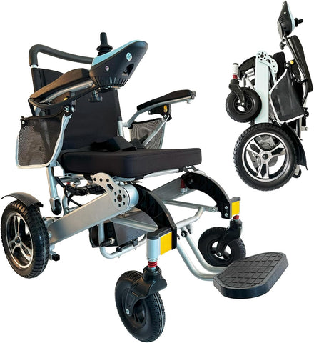 Electric Wheelchairs for Adults Lightweight Foldable, 220 Lb Weight Capacity All Terrain Motorized Wheelchair, Collapsible Wheel Chairs for Seniors, Travel Folding Power Wheelchair Electric Wheelchairs for Adults Lightweight Foldable, 220 Lb Weight Capacity All Terrain Motorized Wheelchair, Collapsible Wheel Chairs for Seniors, Travel Folding Power Wheelchair